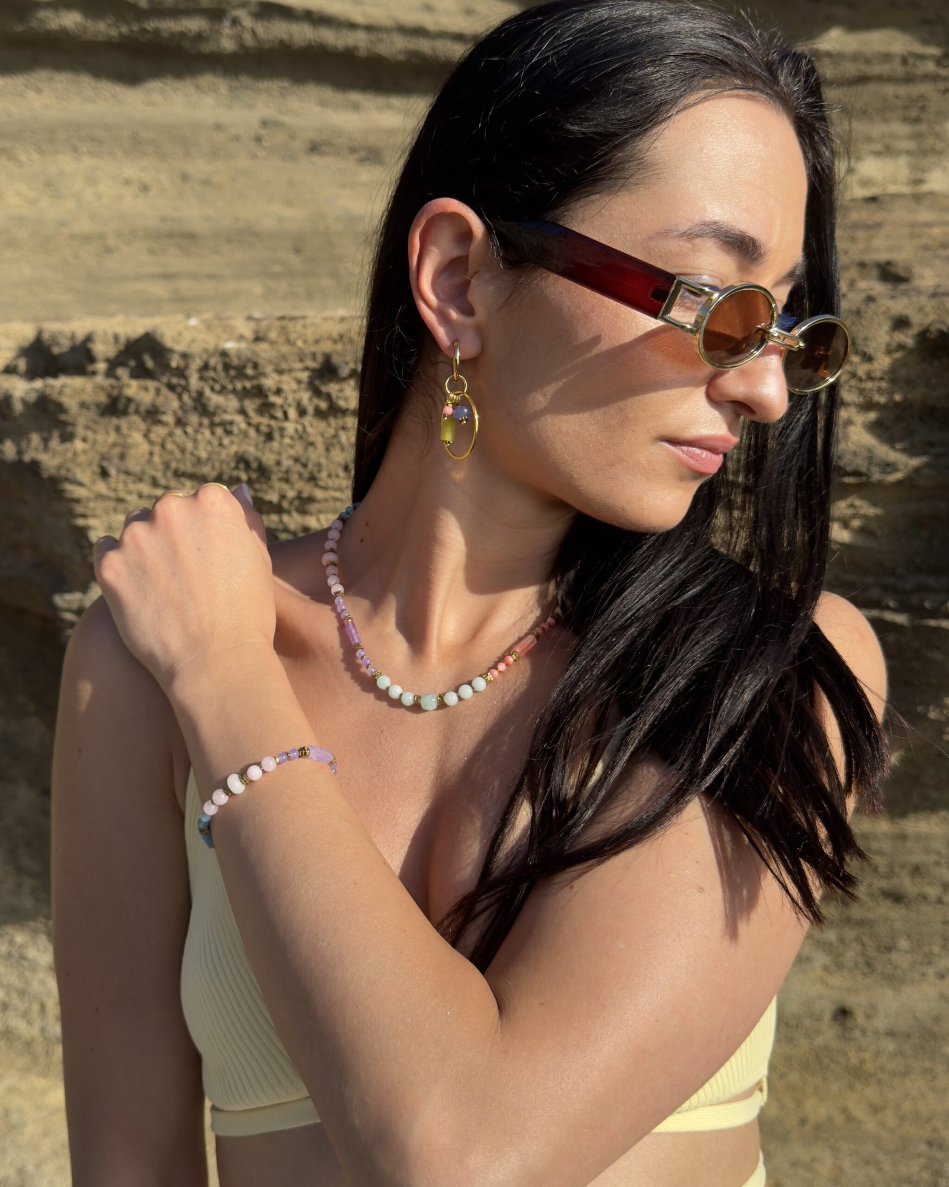 JOY FREQUENCY- Yvonne set necklace bracelet earrings