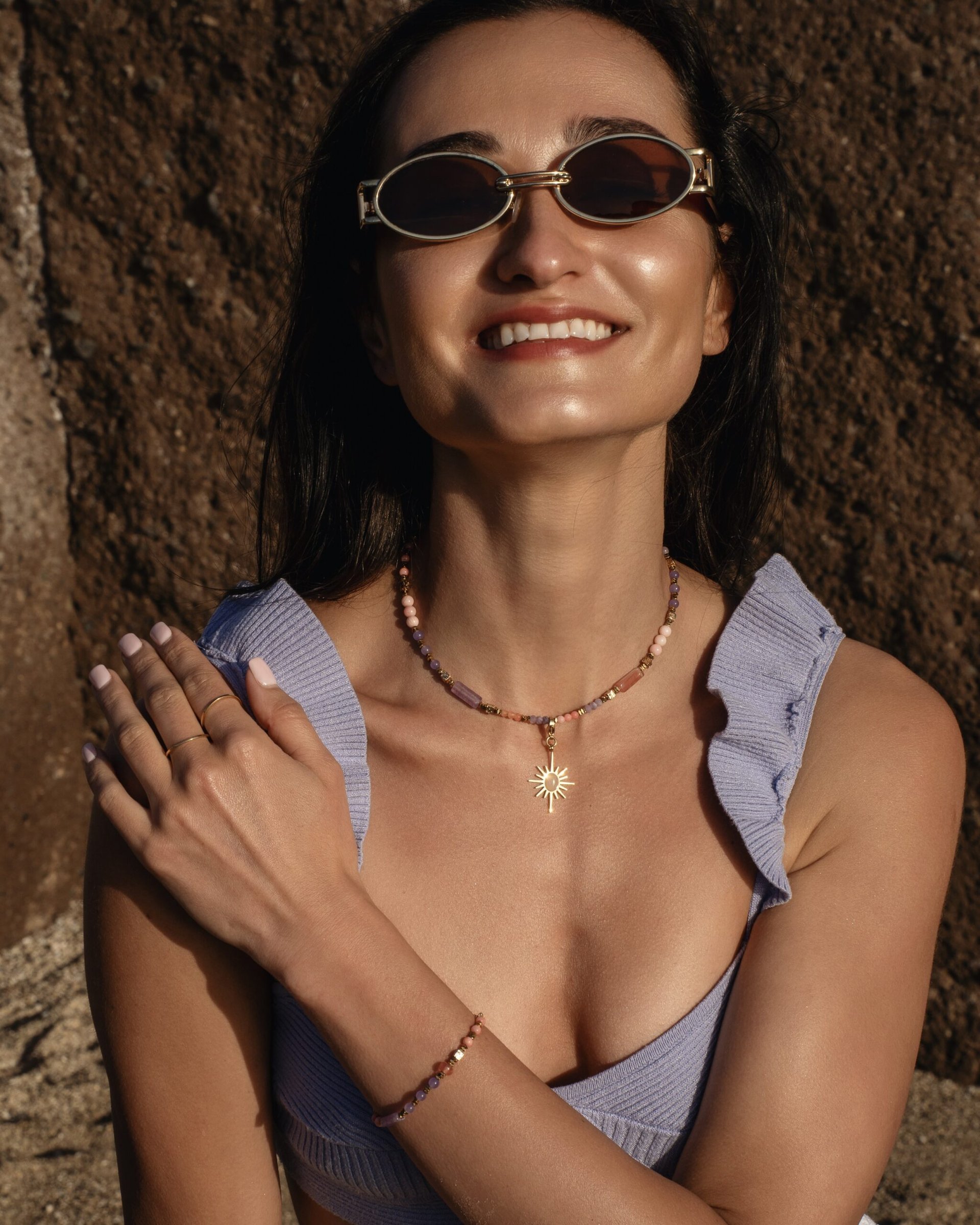 SHINE GIRL SHINE- Lila bracelet