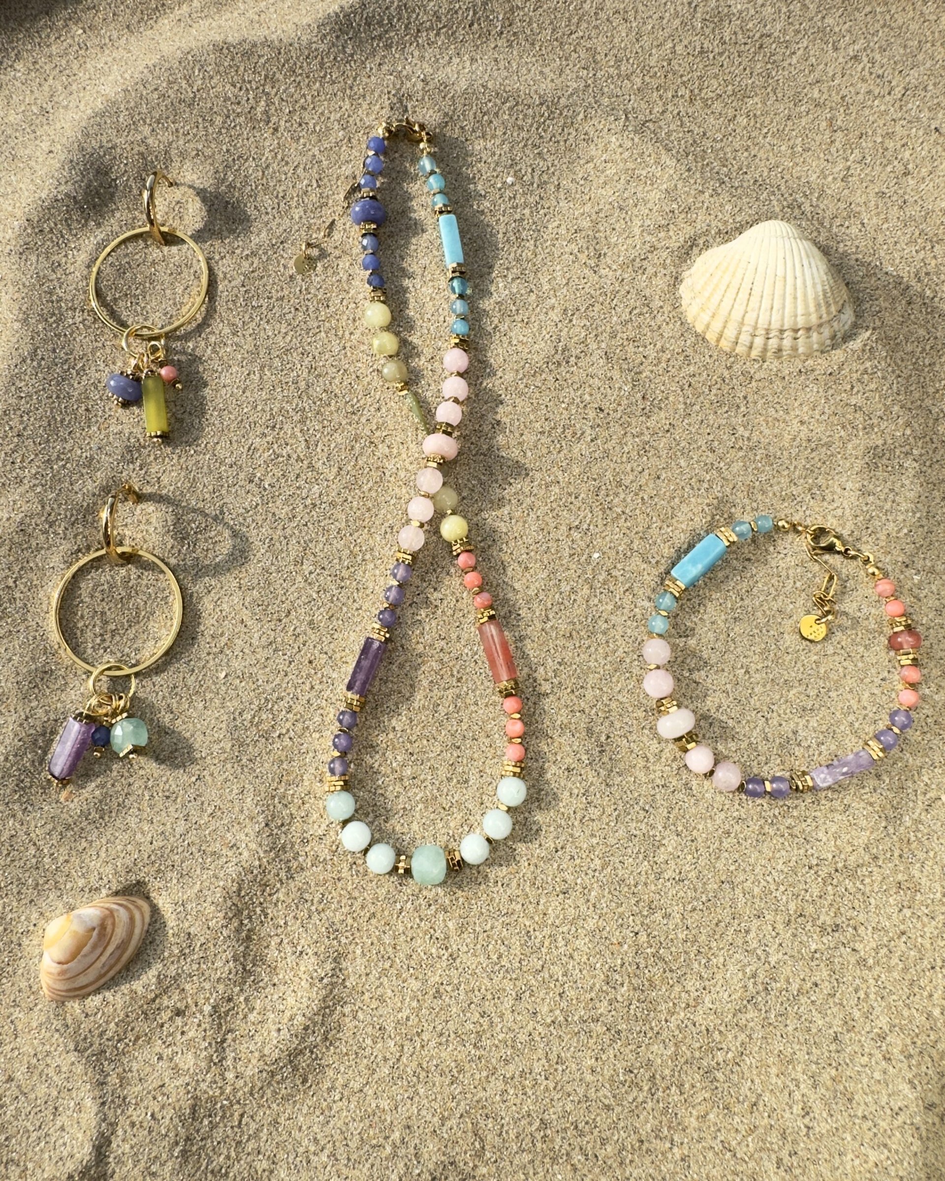 JOY FREQUENCY- Yvonne set necklace bracelet earrings