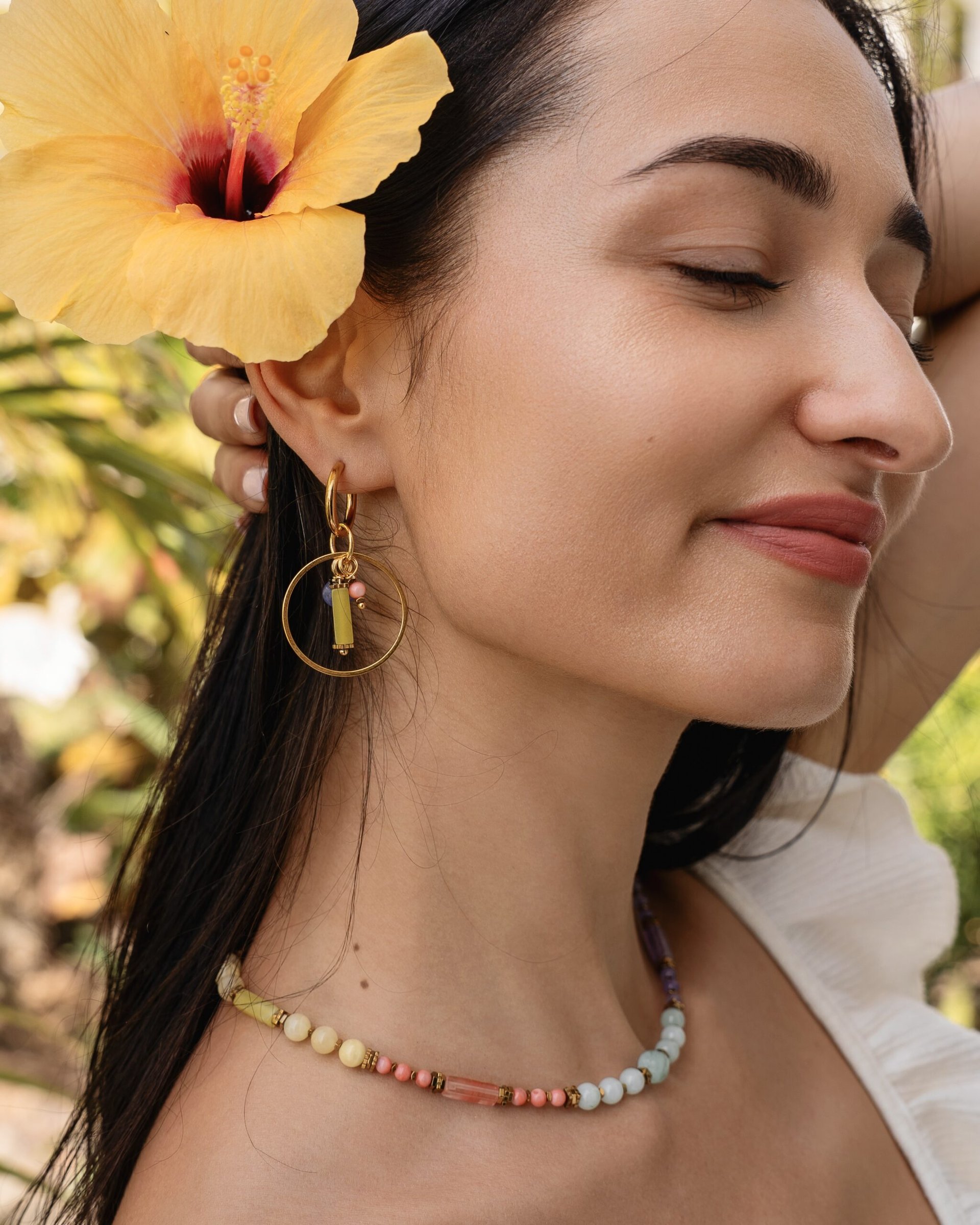 JOY FREQUENCY- Yvonne set necklace bracelet earrings